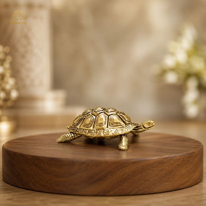 Unique Design Brass 2 Inch Tortoise for Good Luck for Home, Ideal for Gifting.